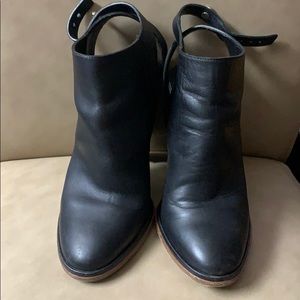 VINCE Slingback Boots.